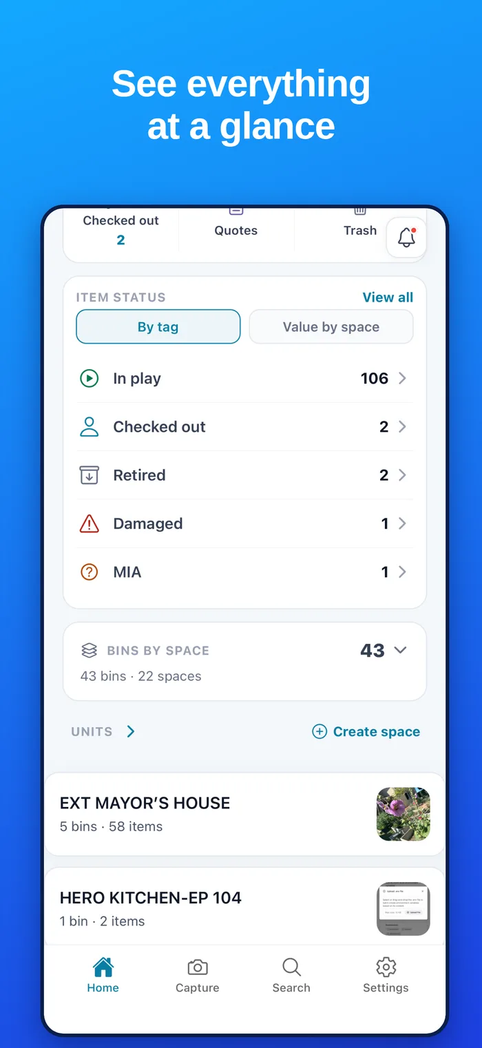 MYBOXai home dashboard
